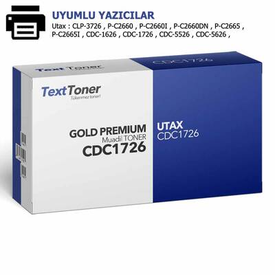 Utax CDC1726 Muadil Fotokopi Toneri, Kırmızı - 1